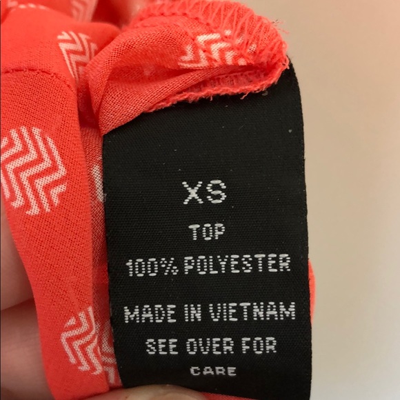 🔥SOLD🔥 Coral BCX Sheer Button Down Shirt! - Picture 3 of 5